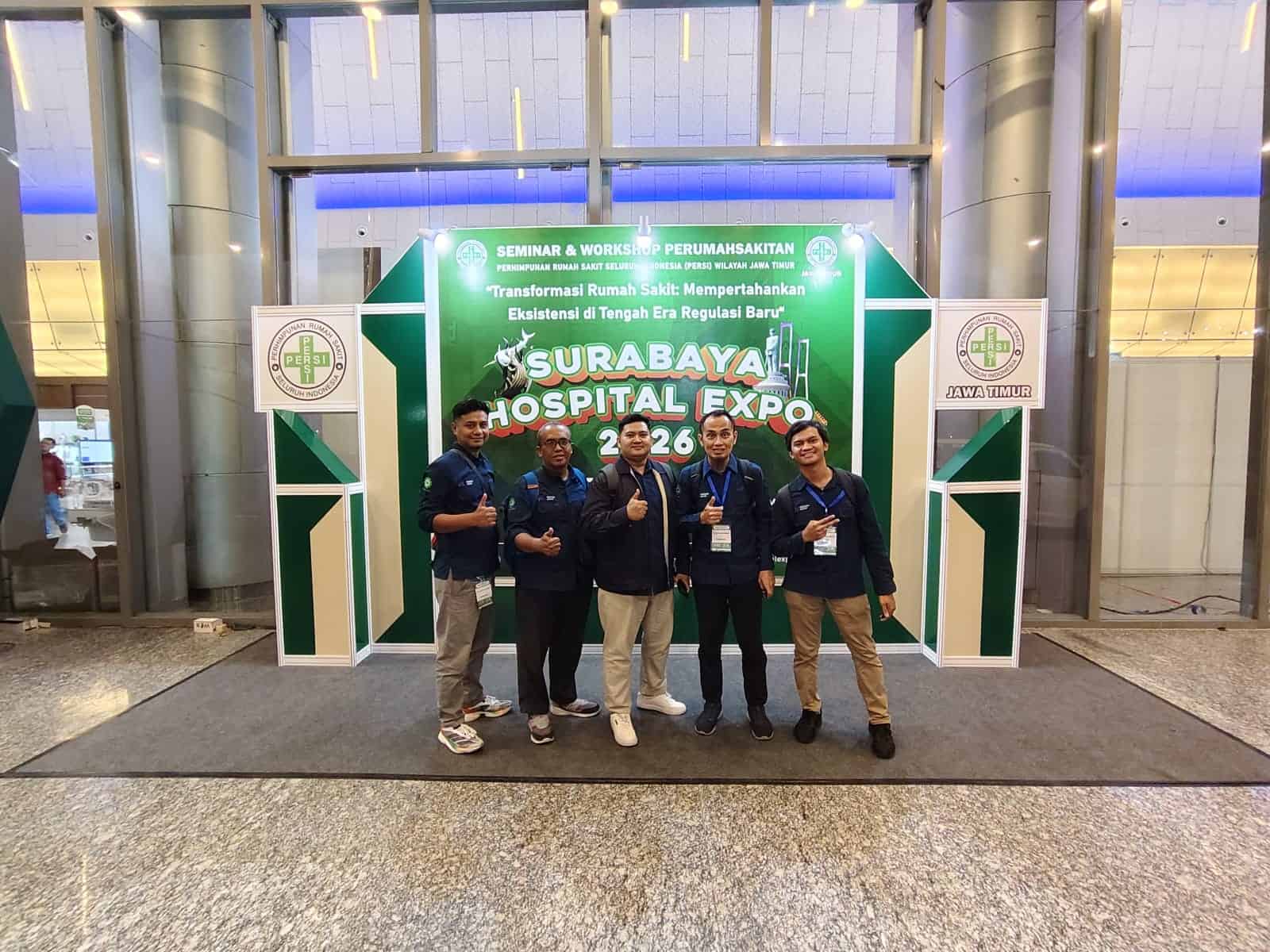MEDCA booth at Surabaya Hospital Expo 2026 showcasing innovative healthcare solutions